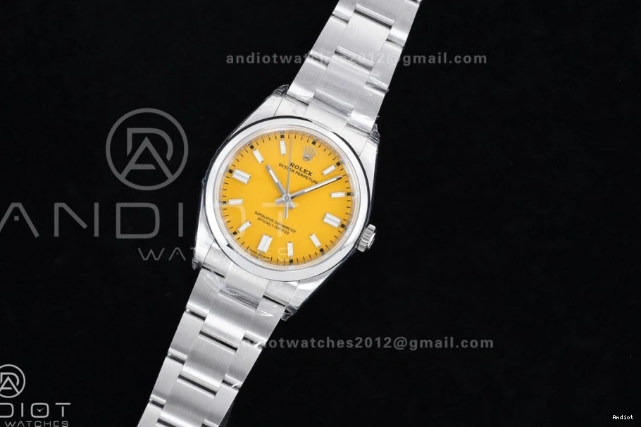 V2 DD3230 Yellow Oyster 126000 Steel 1:1 36mm VSF Perpetual 904L Best Dial Edition 0422